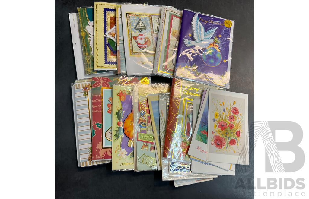 Assorted Photo Frames, Albums, and Wishing Cards
