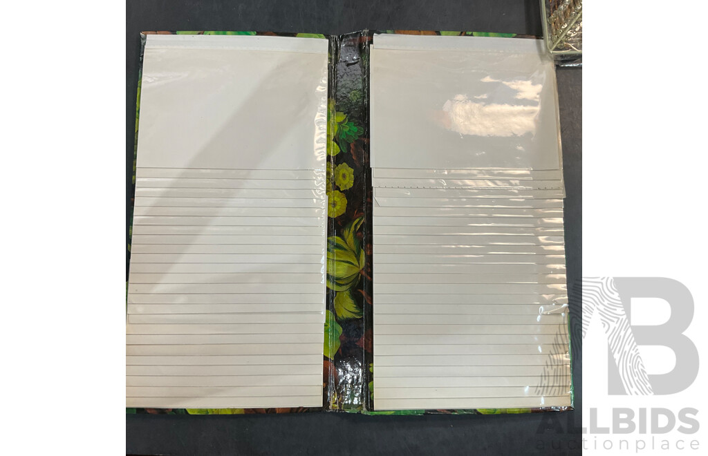 Assorted Photo Frames, Albums, and Wishing Cards