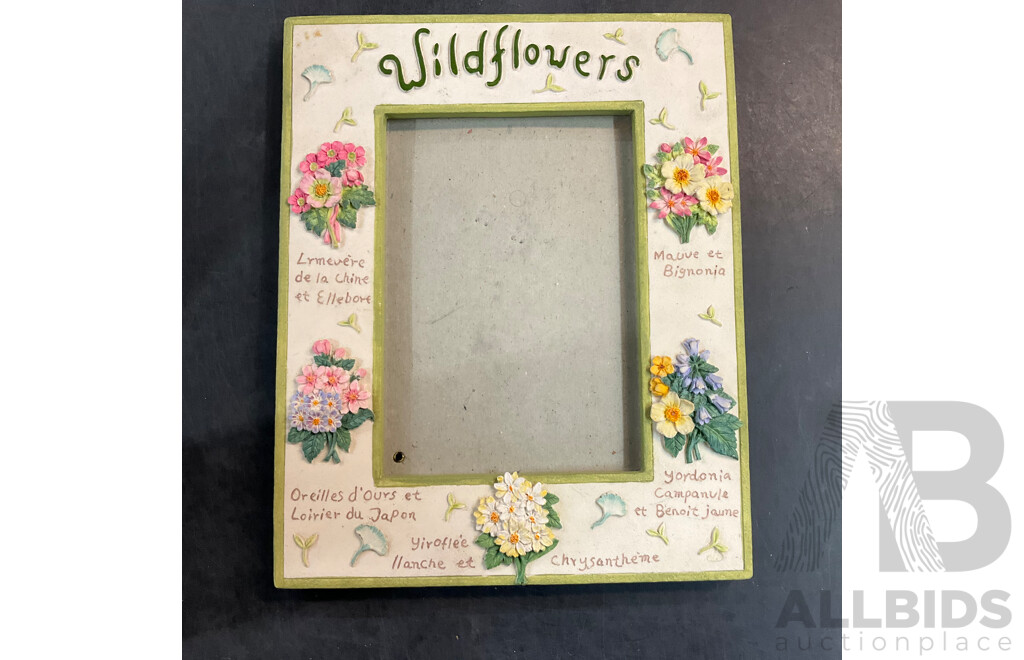 Assorted Photo Frames, Albums, and Wishing Cards