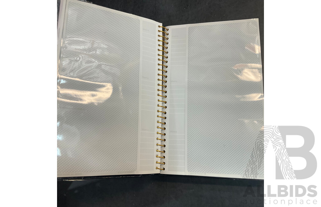 Assorted Photo Frames, Albums, and Wishing Cards