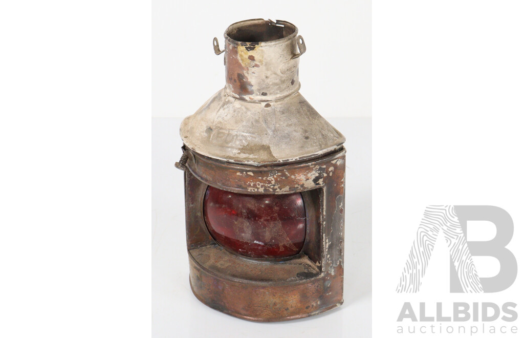 Pair of Reproduction Port and Starboard Lanterns