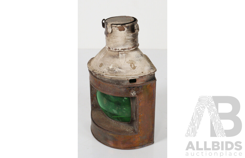 Pair of Reproduction Port and Starboard Lanterns
