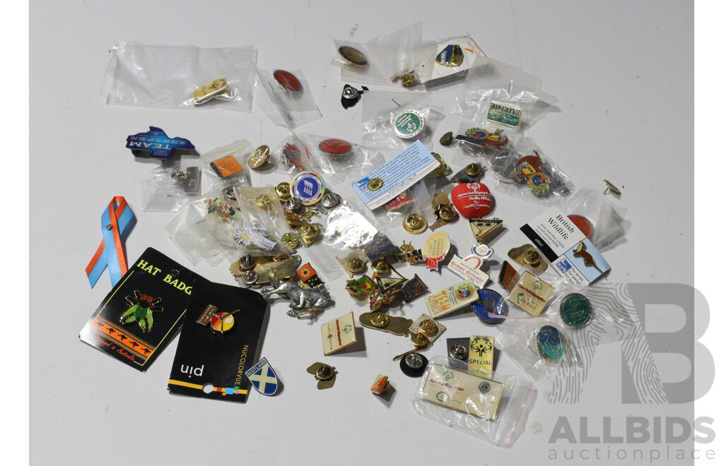 Large Collection of Pins