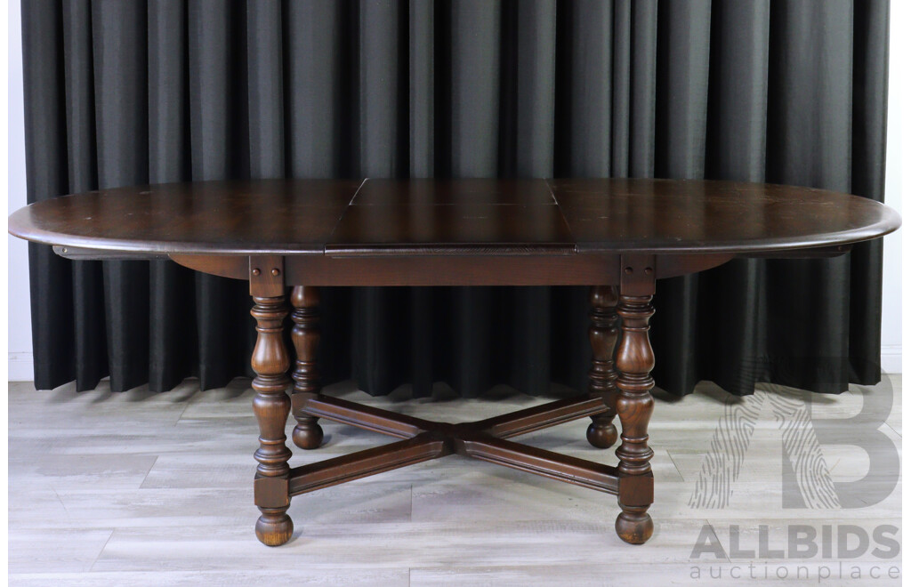 Oak Seven Piece Dining Suite by Ercol