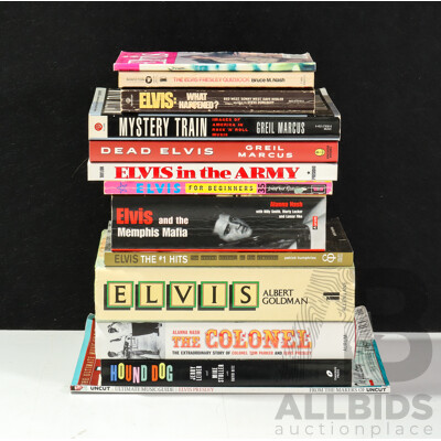 Collection Books and Magazines Regarding Elvis Presley