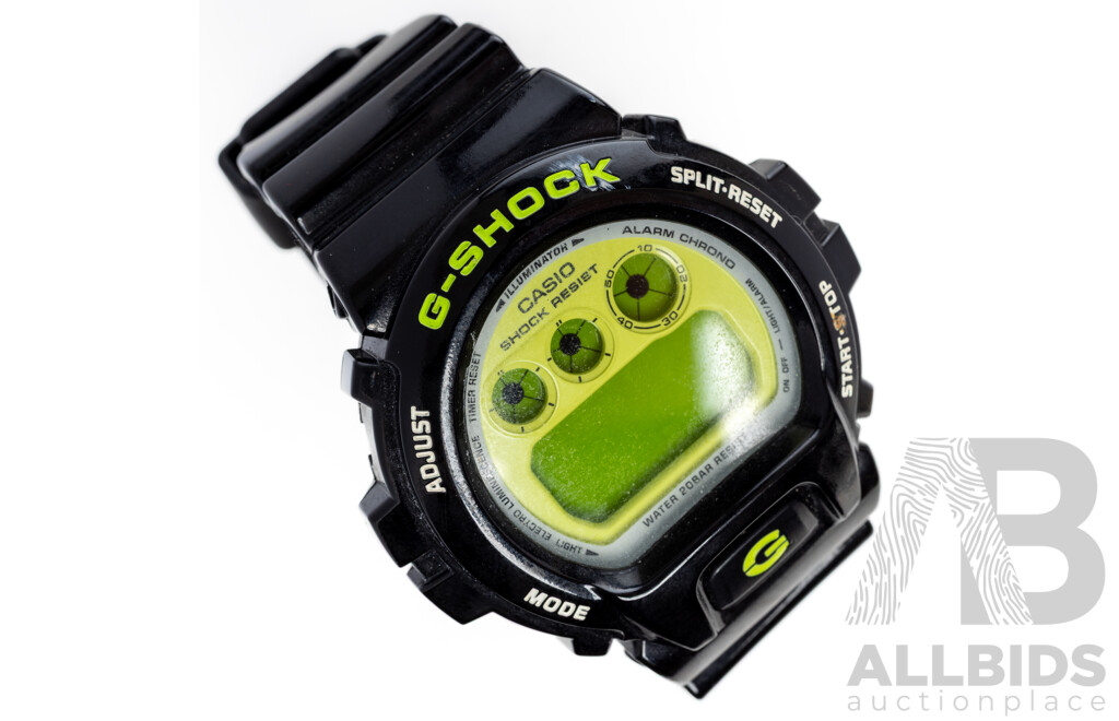 Casio G-Shock DW-6900CX 3230 Neon Green/Black Digital Watch