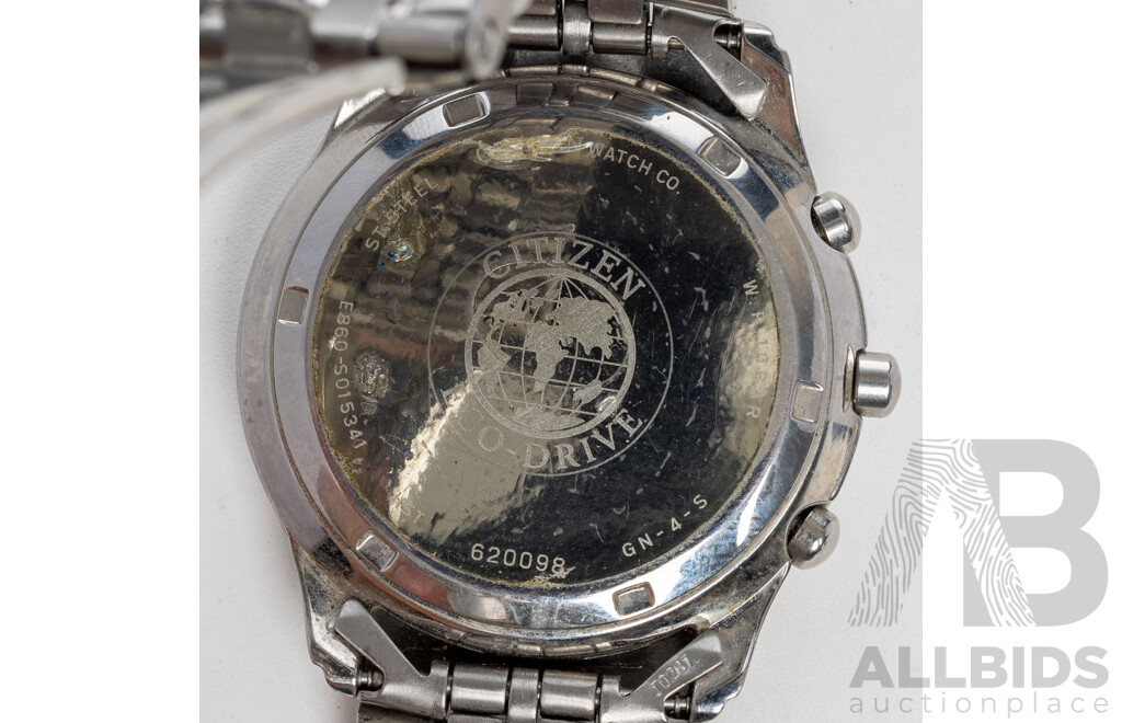 Citizen Eco-drive Chronograph WR100 Mens Watch, 38mm, E860-S015341