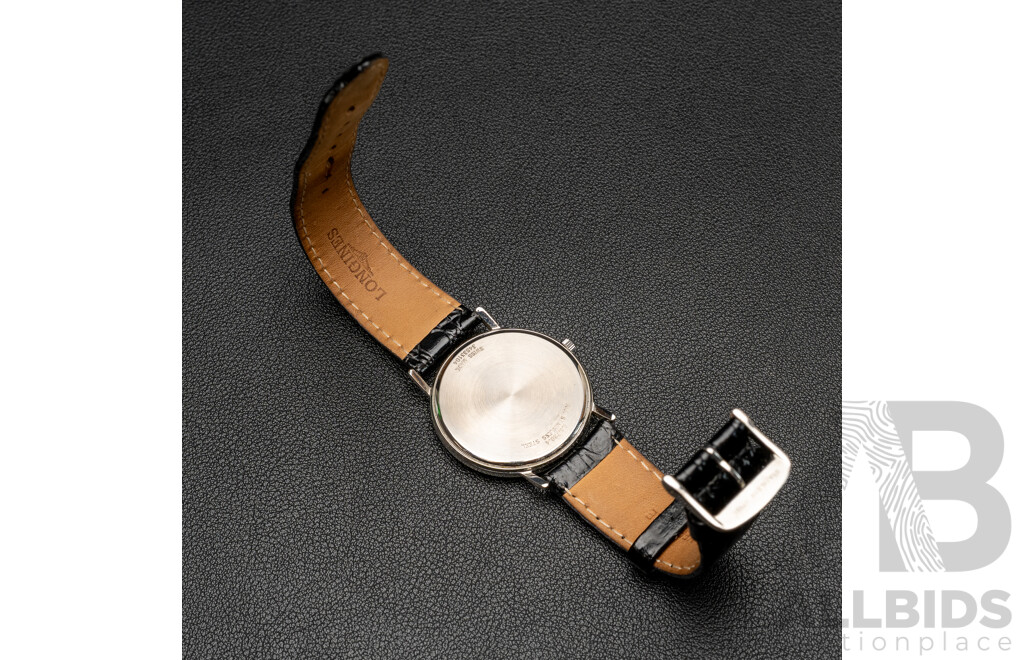 Longines Presencé Watch, L4.720.4, 32mm, with Original Box