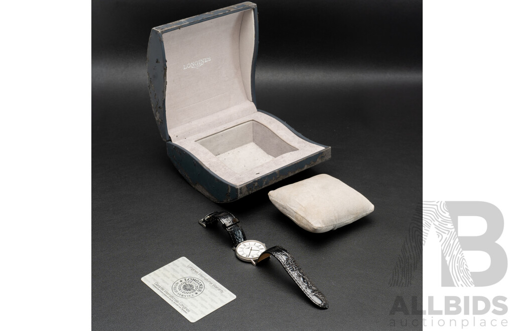 Longines Presencé Watch, L4.720.4, 32mm, with Original Box