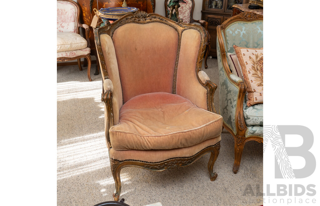 Louis XV Style Timber Framed Arnchair