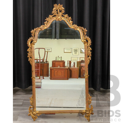 Louis XV Style Gilt Framed Mirror