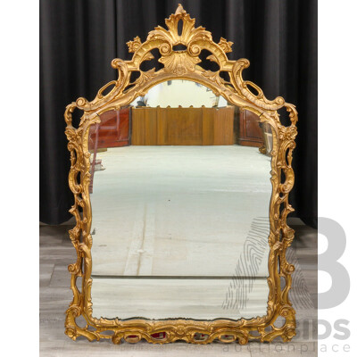 Louis XV Style Gilt Framed Mirror