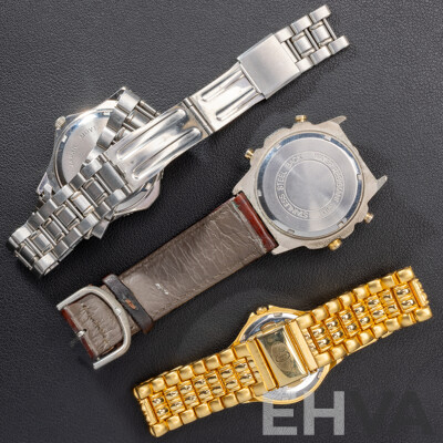 Calvin Hill Watch with (2) Unbranded Mens Watches