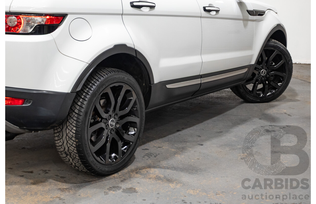 10/2012 Range Rover Evoque SD4 Prestige (AWD) LV 5d Wagon Fuji White Turbo Diesel 2.2L