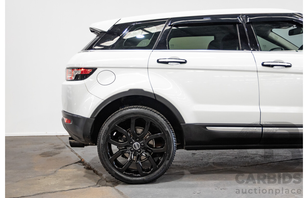 10/2012 Range Rover Evoque SD4 Prestige (AWD) LV 5d Wagon Fuji White Turbo Diesel 2.2L