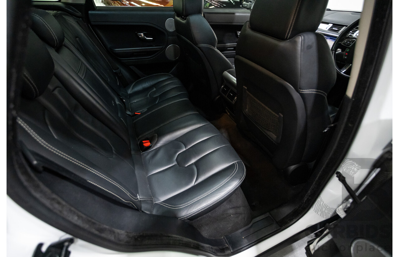 10/2012 Range Rover Evoque SD4 Prestige (AWD) LV 5d Wagon Fuji White Turbo Diesel 2.2L