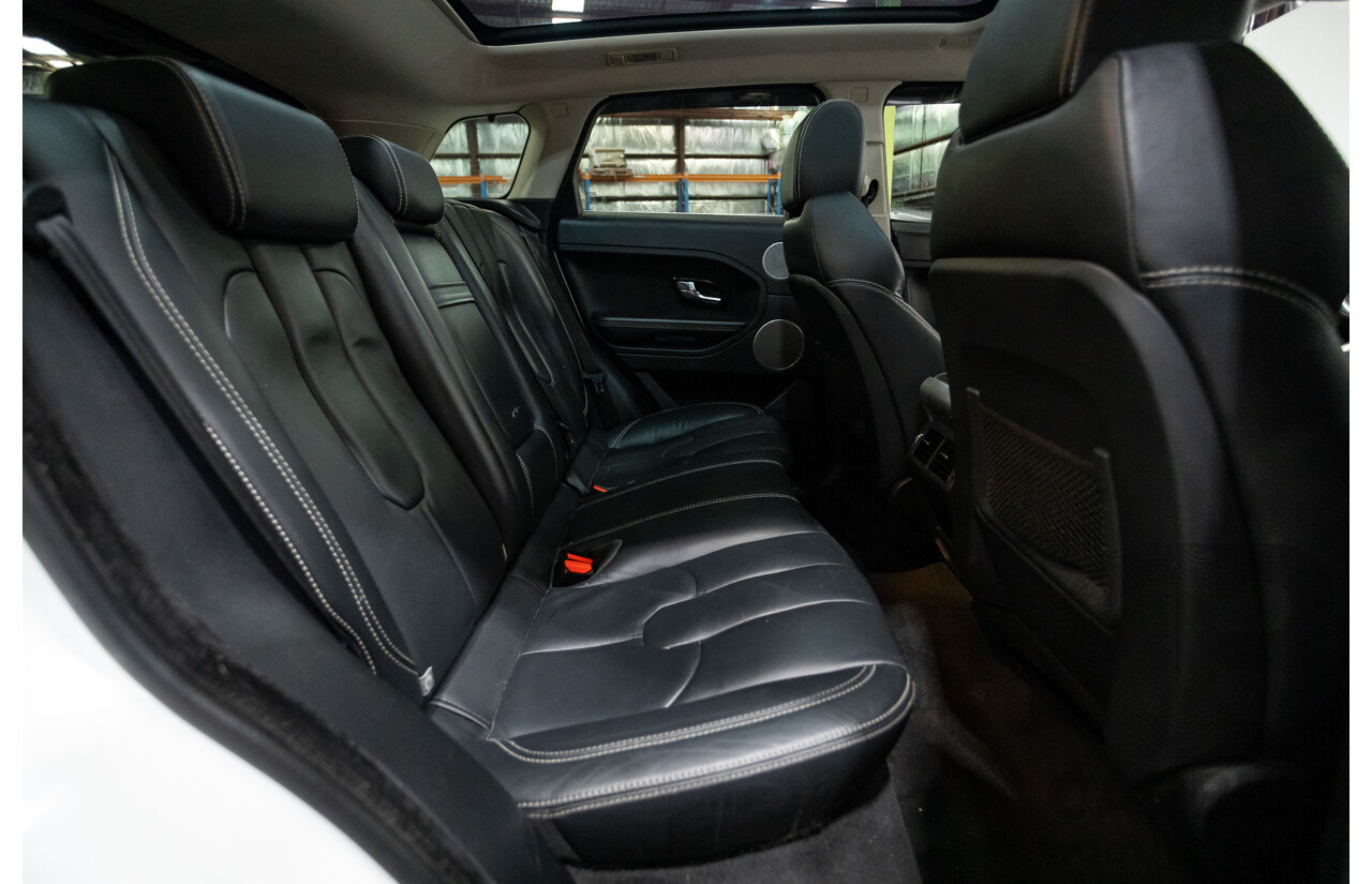 10/2012 Range Rover Evoque SD4 Prestige (AWD) LV 5d Wagon Fuji White Turbo Diesel 2.2L