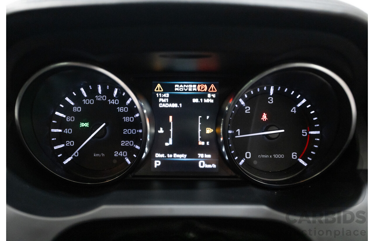 10/2012 Range Rover Evoque SD4 Prestige (AWD) LV 5d Wagon Fuji White Turbo Diesel 2.2L