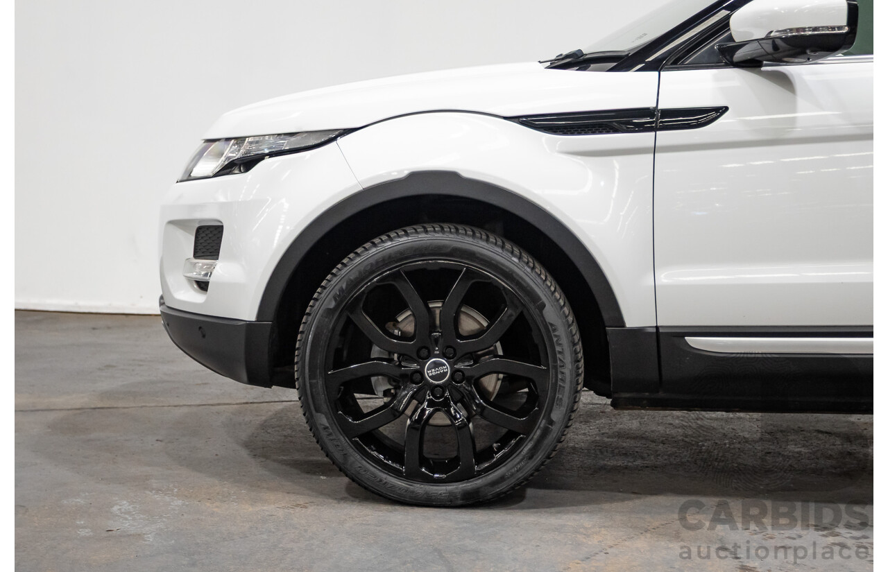 10/2012 Range Rover Evoque SD4 Prestige (AWD) LV 5d Wagon Fuji White Turbo Diesel 2.2L