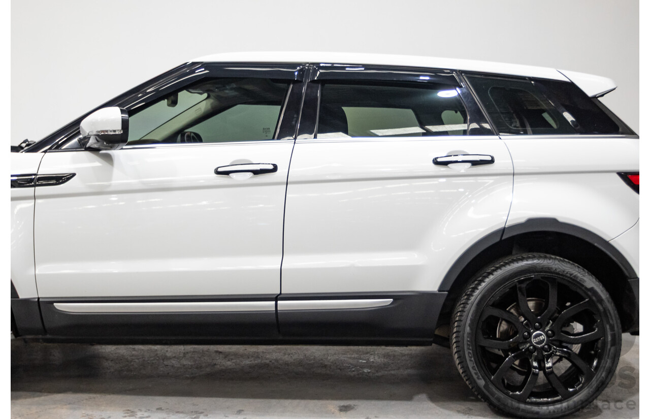 10/2012 Range Rover Evoque SD4 Prestige (AWD) LV 5d Wagon Fuji White Turbo Diesel 2.2L