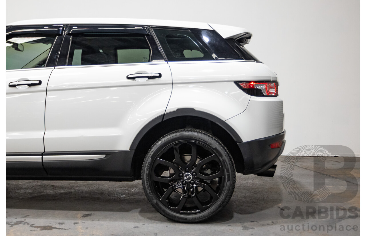 10/2012 Range Rover Evoque SD4 Prestige (AWD) LV 5d Wagon Fuji White Turbo Diesel 2.2L