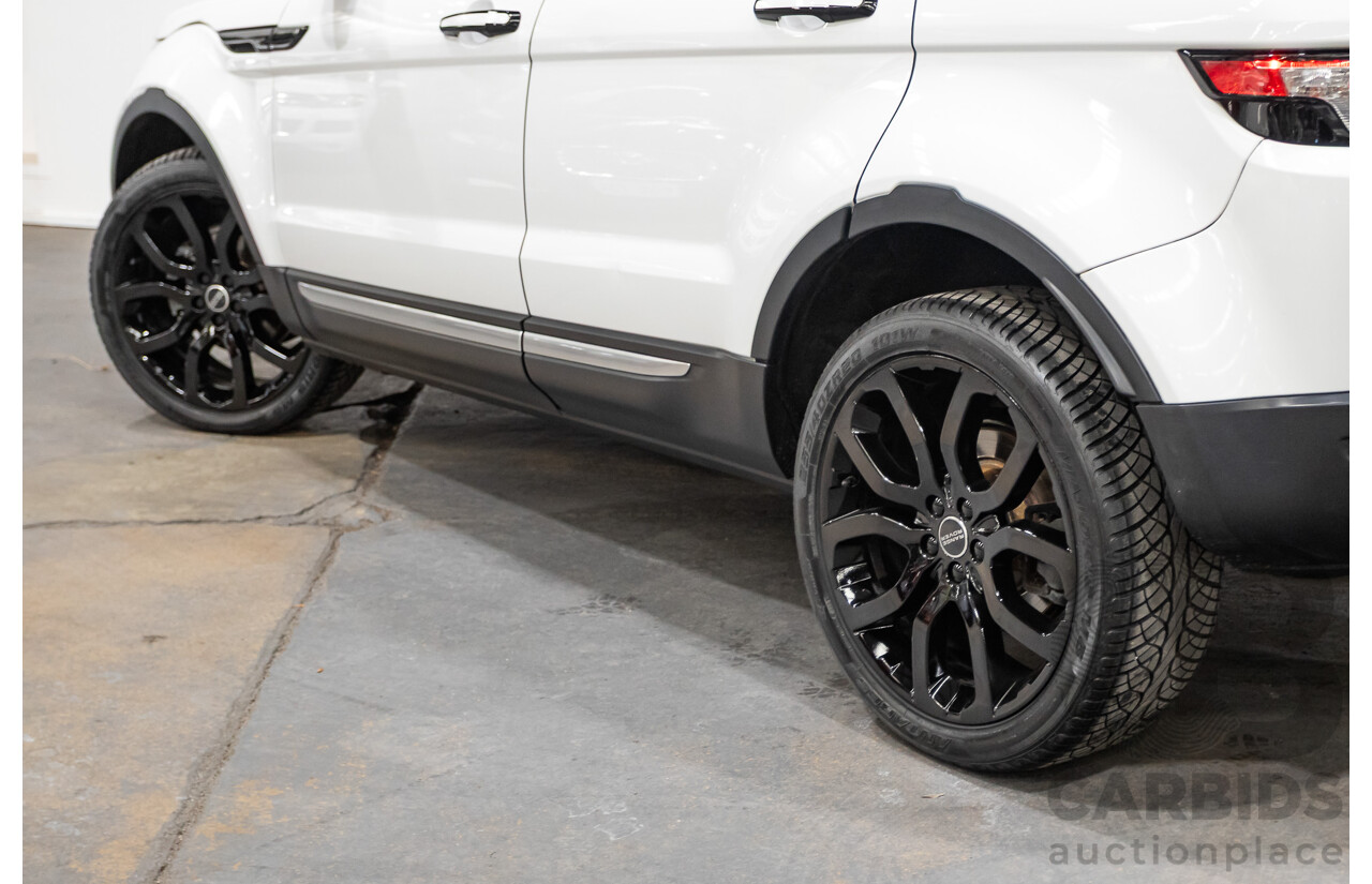 10/2012 Range Rover Evoque SD4 Prestige (AWD) LV 5d Wagon Fuji White Turbo Diesel 2.2L