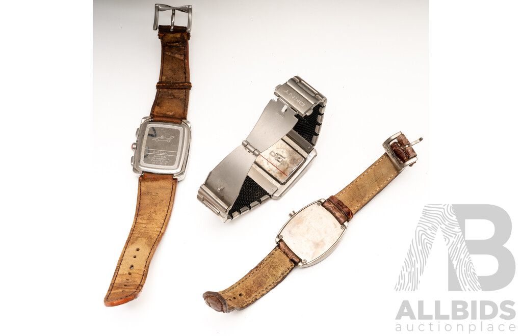 Collection of (3) Mens Watches - D&G, Paul Smith & DKNY