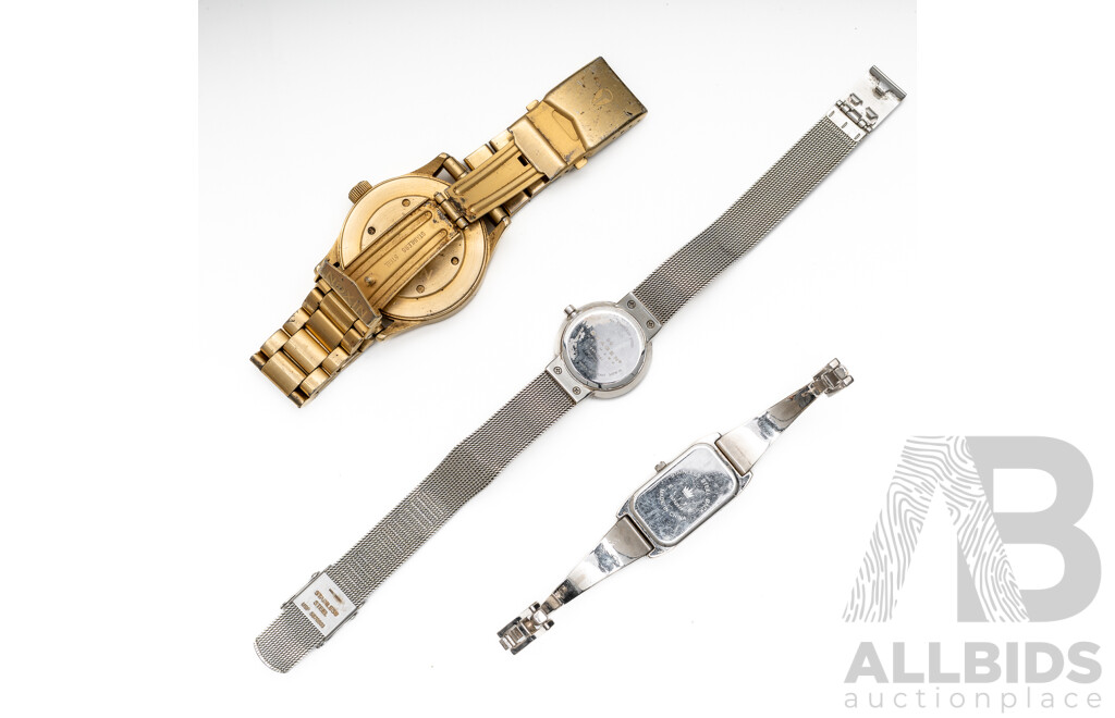 Nixon, Skagen & Elite Ladies (3) Dress Watches