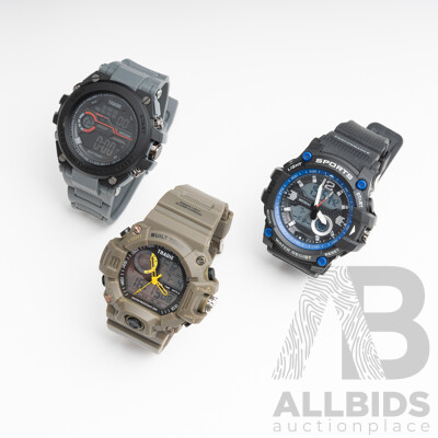 Tradie (2) Mens Digital Watches & Other Digital Watch - All as New