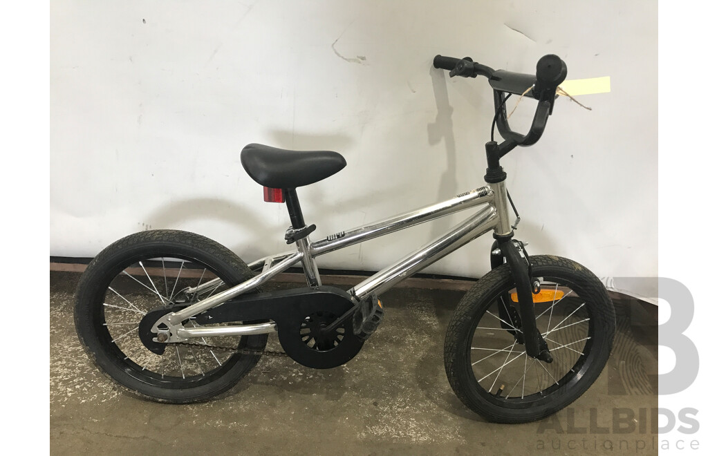 Chrome Kid's BMX Style Bike