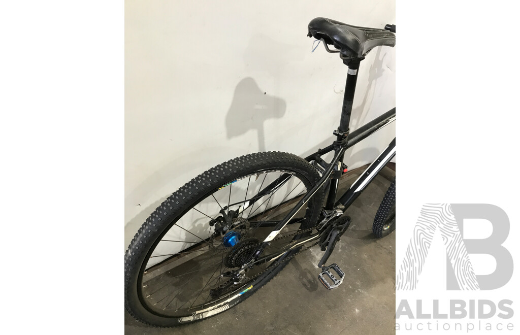 Black and White 18 Speed Mountain Bike