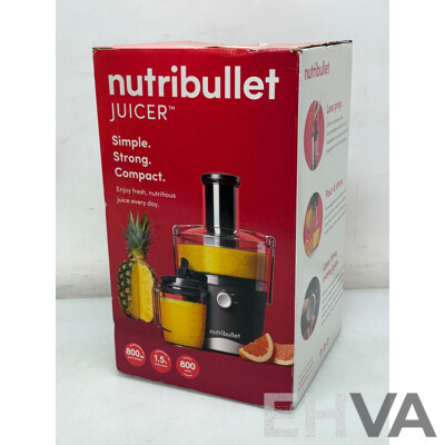 Nutribullet 800w Juicer - Brand New