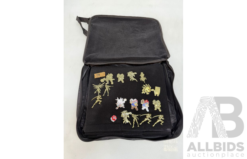 Blizzard Collectible Pins and Tote Bag
