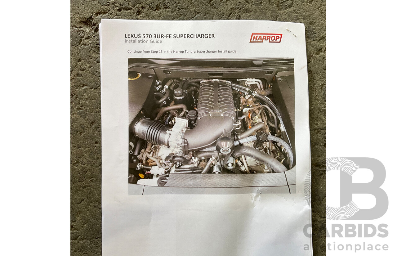 LEXUS 570 3UR-FE Supercharger Parts