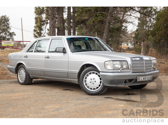 3/1989 Mercedes Benz 420 SEL W126 4d Sedan Astral Silver V8 4.2L