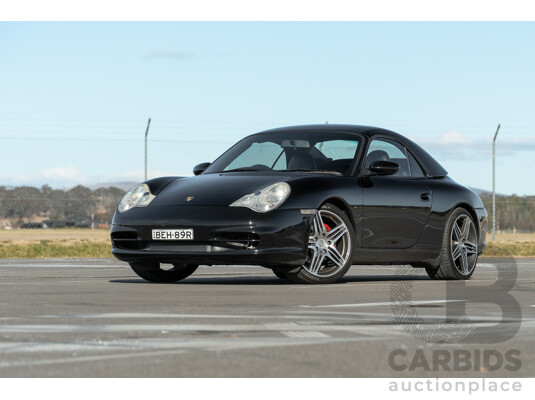 2/2003 Porsche 911 Carrera 996 2d Cabriolet Black 3.6L