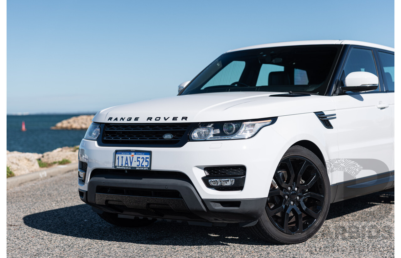 02/2017 Land Rover Range Rover Sport 3.0 TDV6 SE (AWD) LW MY17 4d Wagon Fuji White Turbo Diesel V6 3.0L
