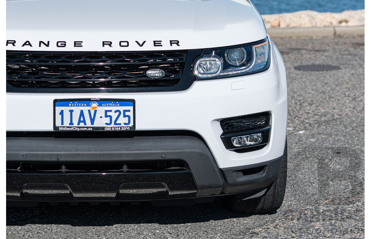 02/2017 Land Rover Range Rover Sport 3.0 TDV6 SE (AWD) LW MY17 4d Wagon Fuji White Turbo Diesel V6 3.0L
