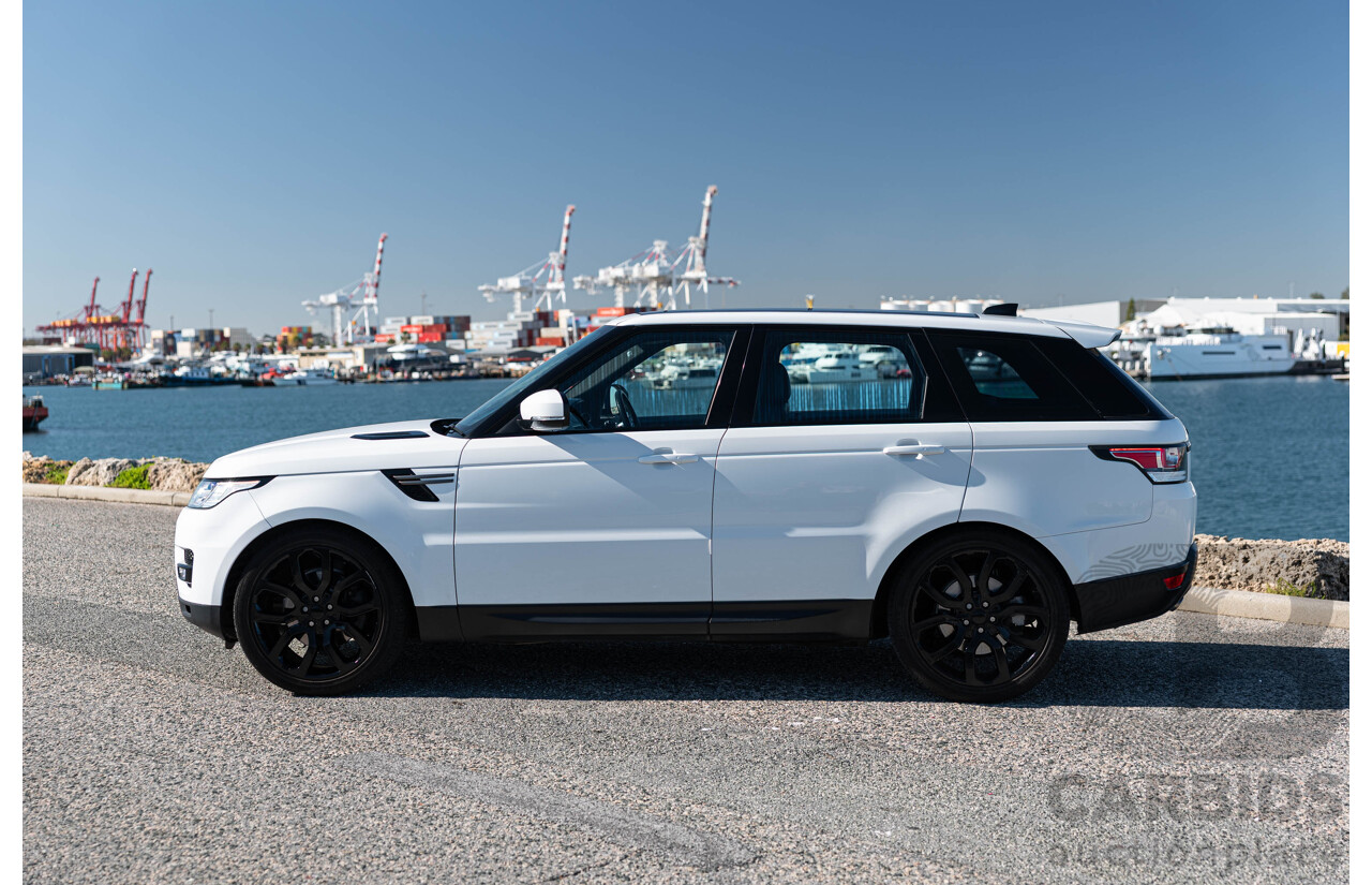 02/2017 Land Rover Range Rover Sport 3.0 TDV6 SE (AWD) LW MY17 4d Wagon Fuji White Turbo Diesel V6 3.0L