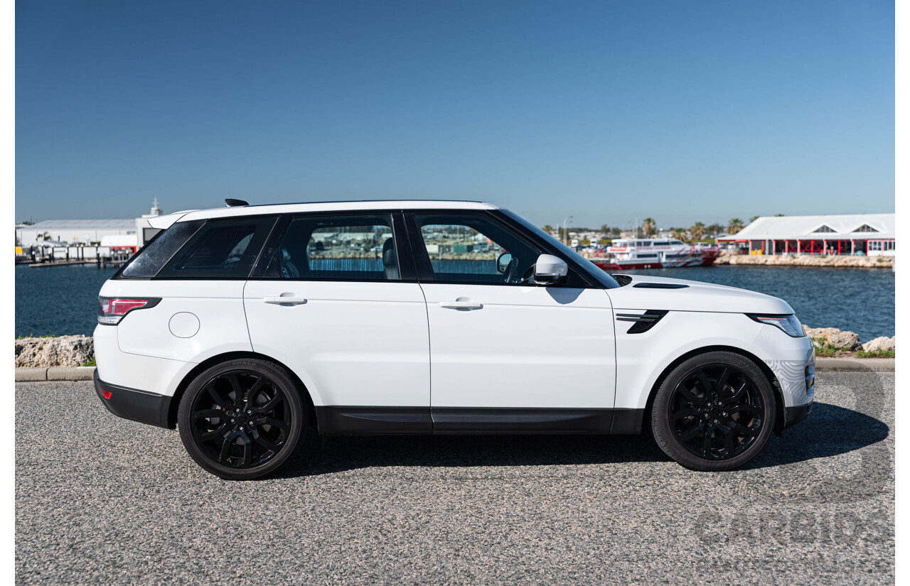 02/2017 Land Rover Range Rover Sport 3.0 TDV6 SE (AWD) LW MY17 4d Wagon Fuji White Turbo Diesel V6 3.0L