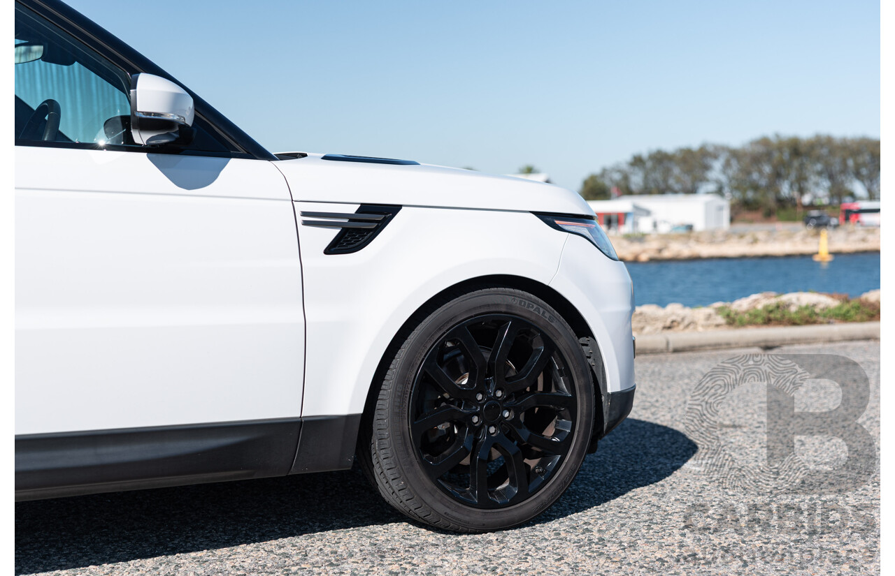 02/2017 Land Rover Range Rover Sport 3.0 TDV6 SE (AWD) LW MY17 4d Wagon Fuji White Turbo Diesel V6 3.0L
