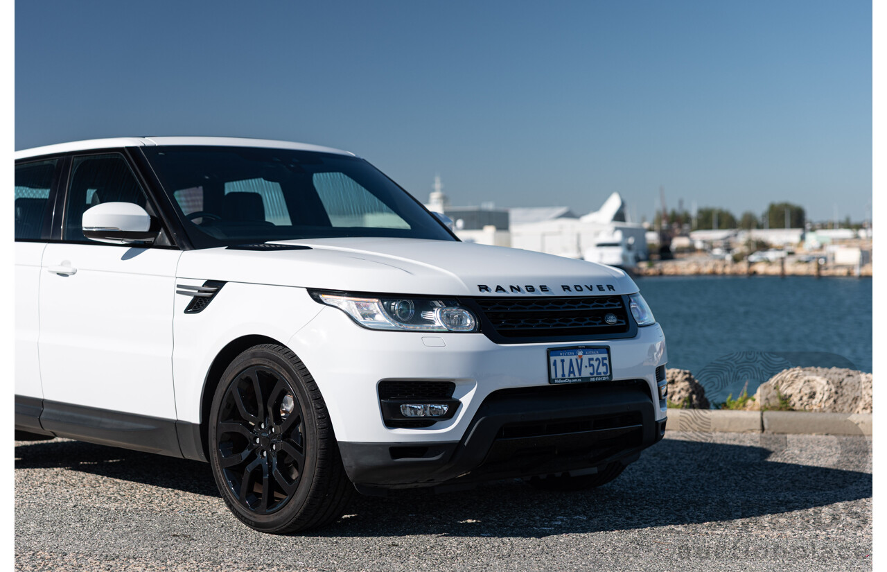 02/2017 Land Rover Range Rover Sport 3.0 TDV6 SE (AWD) LW MY17 4d Wagon Fuji White Turbo Diesel V6 3.0L