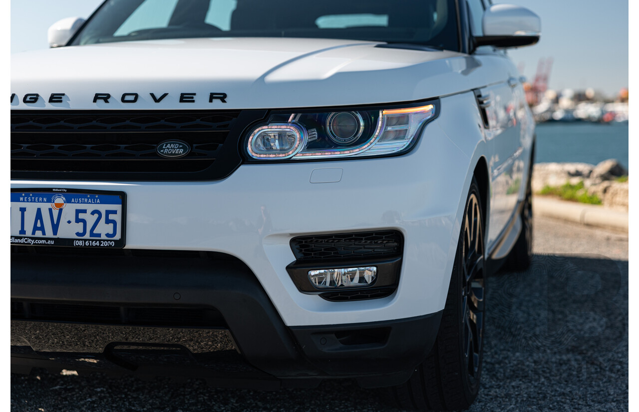 02/2017 Land Rover Range Rover Sport 3.0 TDV6 SE (AWD) LW MY17 4d Wagon Fuji White Turbo Diesel V6 3.0L
