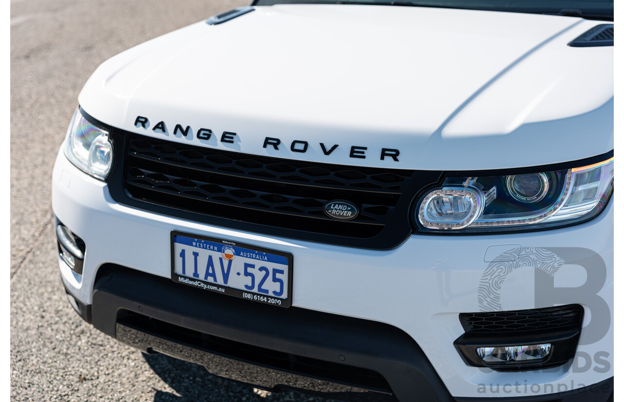 02/2017 Land Rover Range Rover Sport 3.0 TDV6 SE (AWD) LW MY17 4d Wagon Fuji White Turbo Diesel V6 3.0L