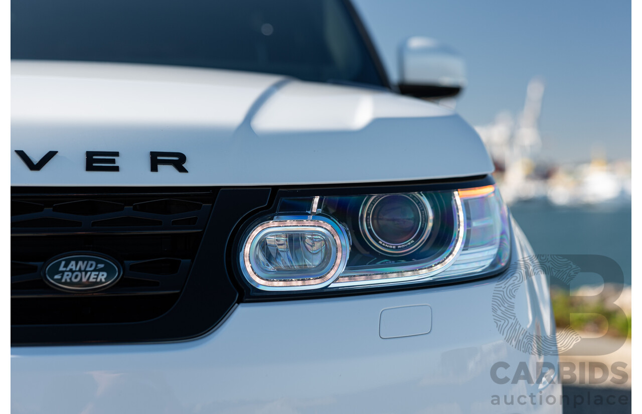 02/2017 Land Rover Range Rover Sport 3.0 TDV6 SE (AWD) LW MY17 4d Wagon Fuji White Turbo Diesel V6 3.0L