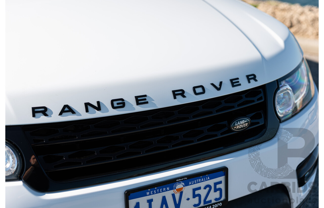 02/2017 Land Rover Range Rover Sport 3.0 TDV6 SE (AWD) LW MY17 4d Wagon Fuji White Turbo Diesel V6 3.0L