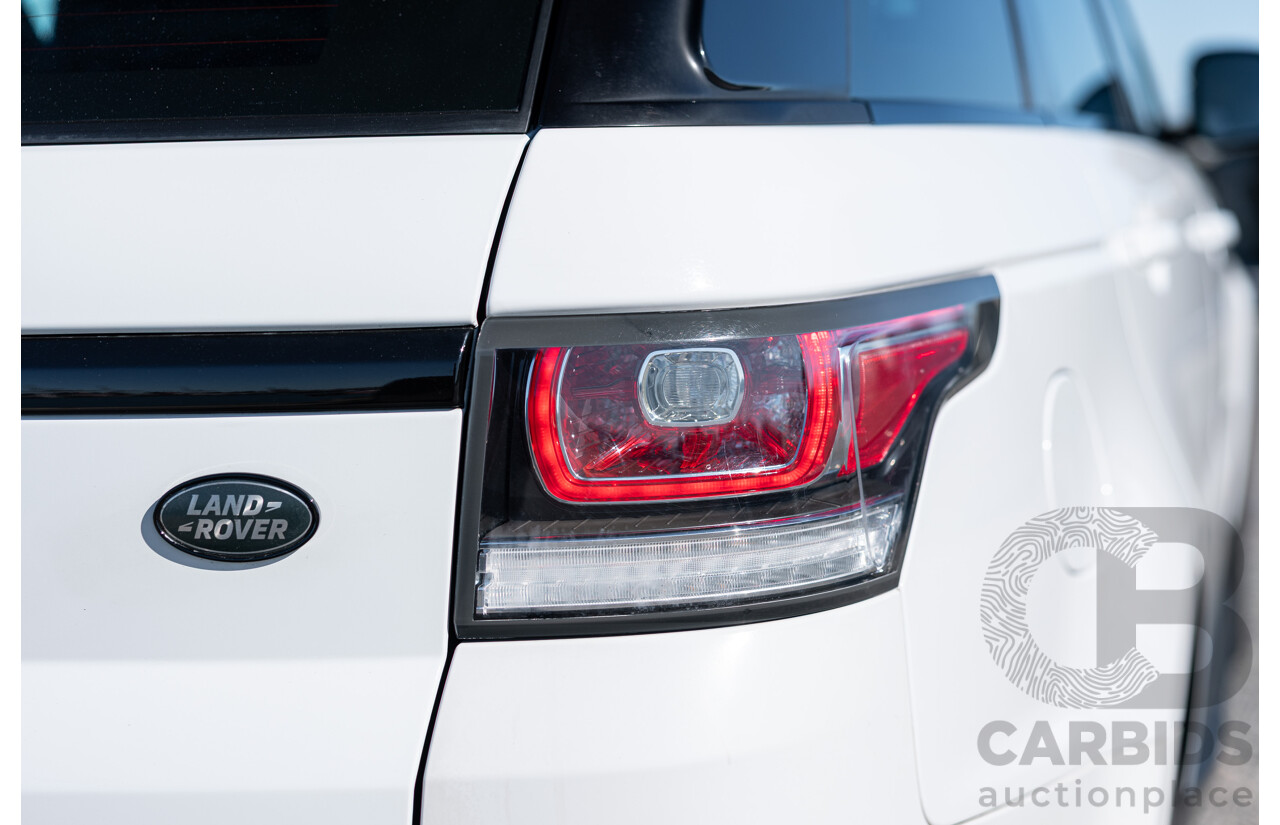 02/2017 Land Rover Range Rover Sport 3.0 TDV6 SE (AWD) LW MY17 4d Wagon Fuji White Turbo Diesel V6 3.0L