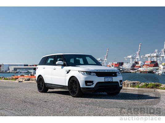02/2017 Land Rover Range Rover Sport 3.0 TDV6 SE (AWD) LW MY17 4d Wagon Fuji White Turbo Diesel V6 3.0L