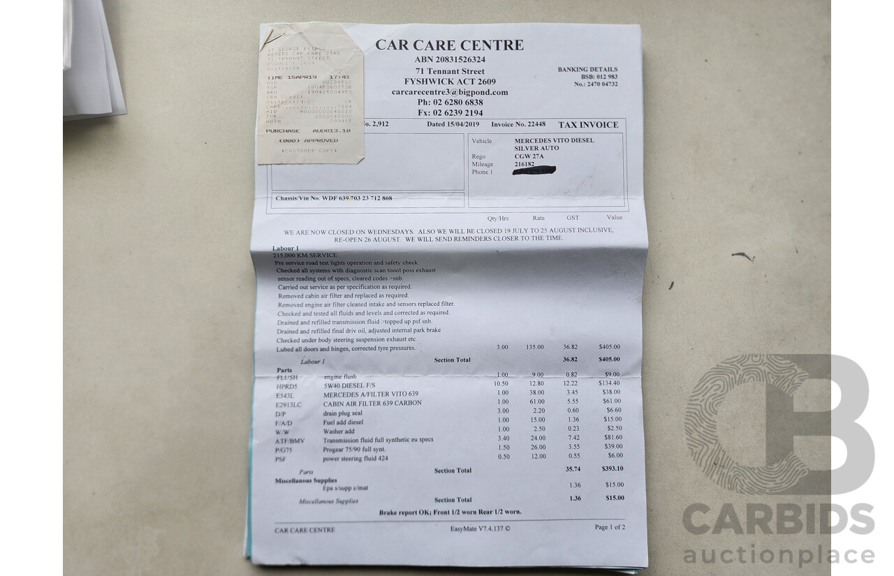 4/2012 Mercedes-Benz Valente   4d Wagon Silver 2.1L