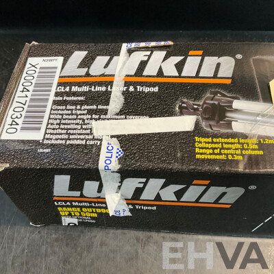 LUFKIN LCL4 Multi-Line Laser & Tripod